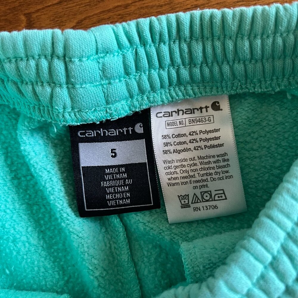 Carhartt mint green joggers 5 - Picture 2 of 10